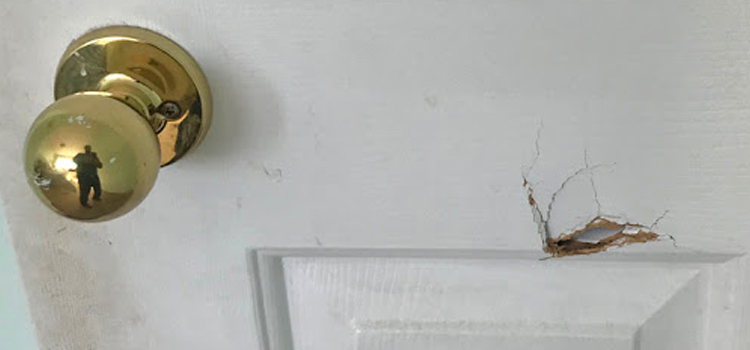 interior door hole repair Magalia